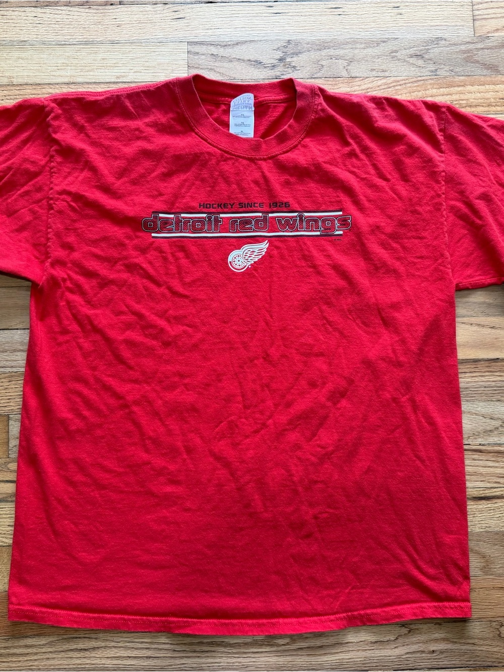 Detroit Red Wings NHL Hockey Tee
Size XL